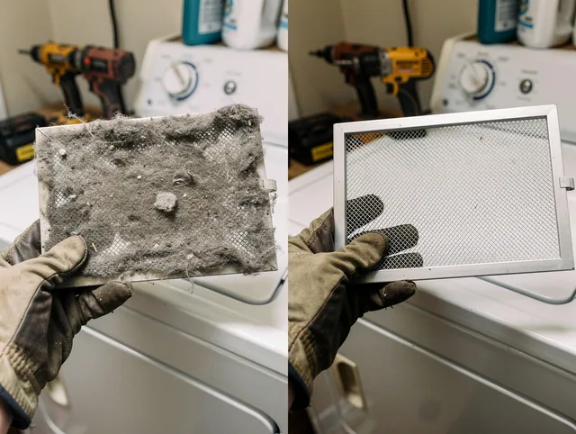 Professional lint trap cleaning by Fort Mill Dryer Vent Cleaning in Fort Mill