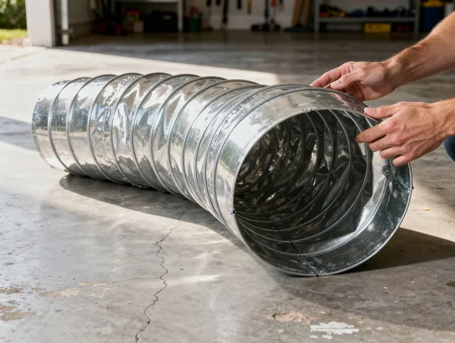 Fort Mill Dryer Vent Cleaning specialist using advanced equipment for thorough duct cleaning in Fort Mill