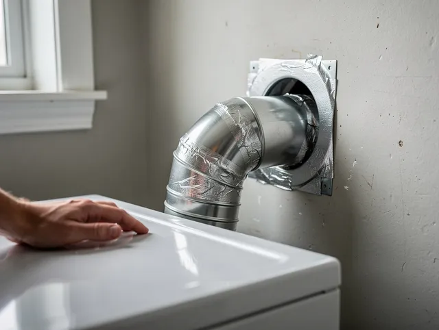 Fort Mill Dryer Vent Cleaning expert performing professional dryer vent repair and installation in Fort Mill
