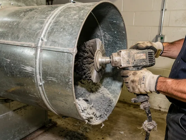 Industrial-grade dryer vent cleaning by Fort Mill Dryer Vent Cleaning in Fort Mill